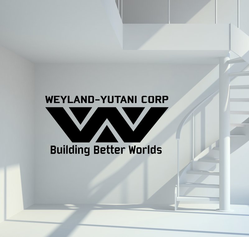 Weyland Yutani Corp Wandtattoo